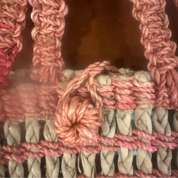 Straw Raffia Small Tote Spring Summer Ann Taylor Loft - Picture 10 of 10